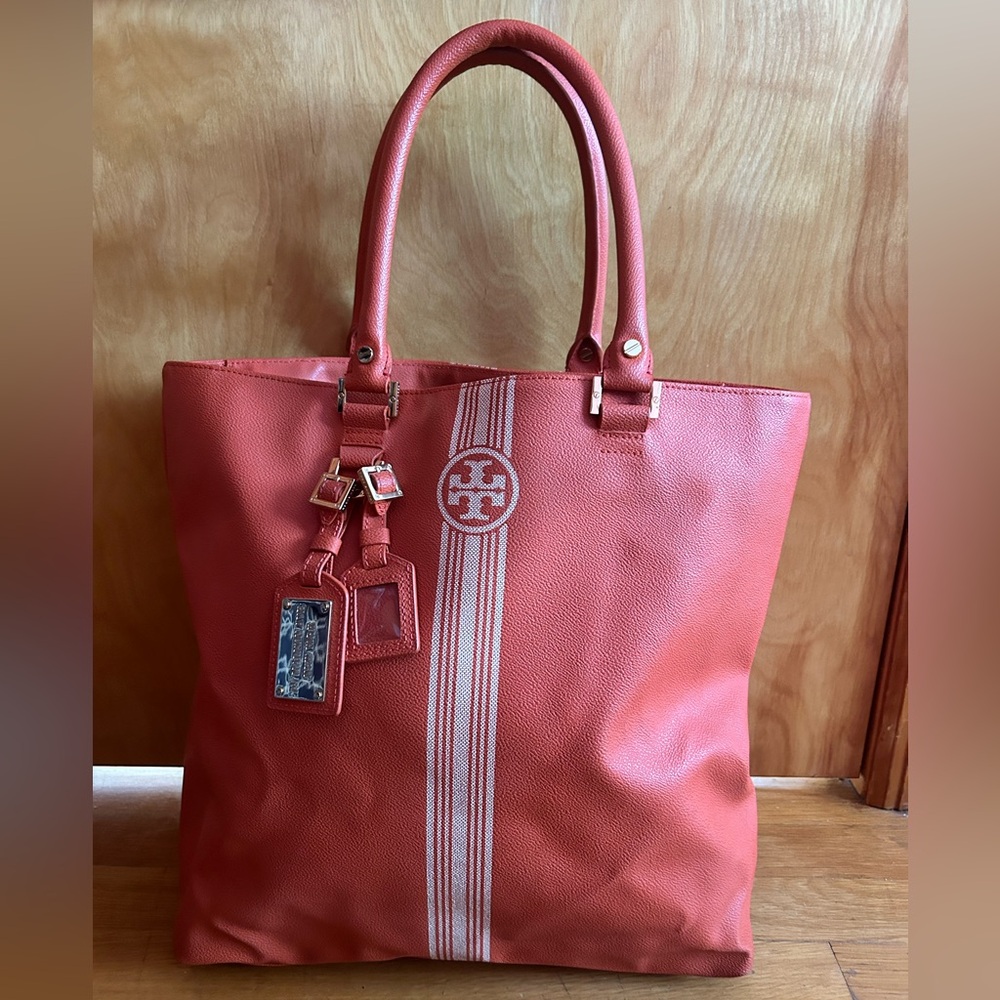 Classic Orange 757 Madison Avenue Tote